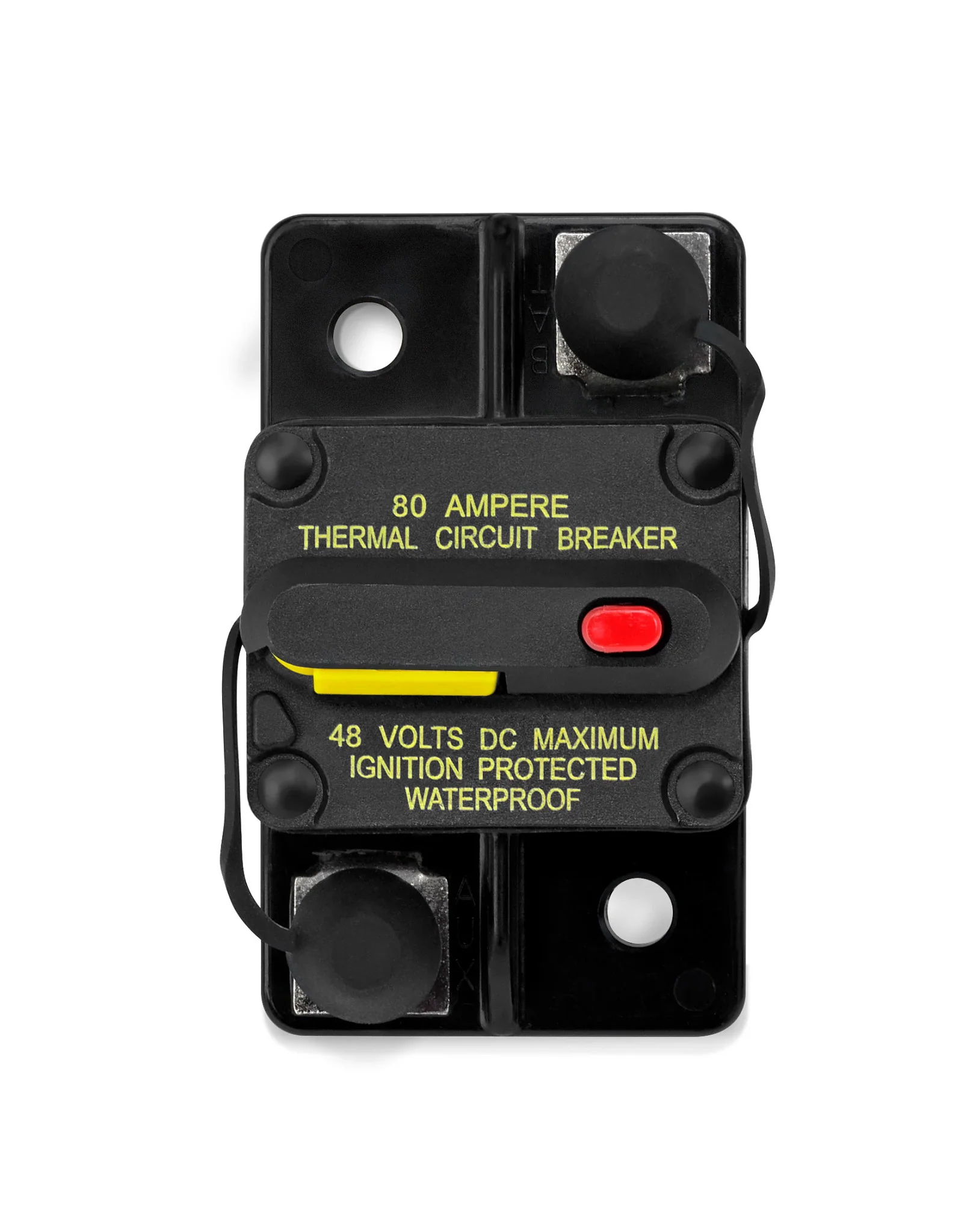 JL Audio - XMD-MCB-80 Waterproof, Ignition Protected Circuit Breaker: 80 Amp