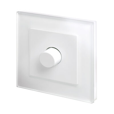 LITHE - 01781 Crystal RCA Volume Controller White PG
