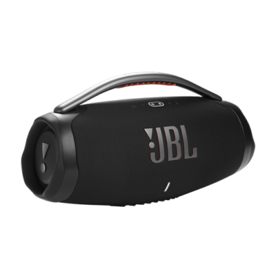 JBL-BOOMBOX3 Black Portable Bluetooth Speaker with Massive Sound, Deepest Bass, IPX7 Waterproof, 24H Playtime, PartyBoost