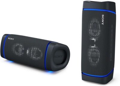 SONY-SRS-XB33 EXTRA BASS Wireless Bluetooth Portable Speaker, IP67 Waterproof & Durable for Home, Outdoor, and Travel, 24 Hour Battery, Party Lights, USB Type-C, and Speakerphone, Black - Image 5