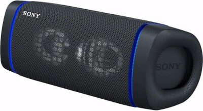 SONY-SRS-XB33 EXTRA BASS Wireless Bluetooth Portable Speaker, IP67 Waterproof & Durable for Home, Outdoor, and Travel, 24 Hour Battery, Party Lights, USB Type-C, and Speakerphone, Black