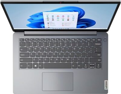LENOVO-IDEALPAD 1 14IGL7 14.0" HD Laptop - Intel Celeron N4020, 4GB RAM, 128GB eMMC, Windows 11 S Mode - Cloud Grey - Image 2