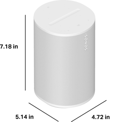 Sonos Era 100 Wireless, Alexa Enabled Smart Speaker, White - Image 4