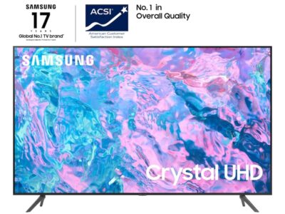 SAMSUNG UN85CU7000 85-Inch Class Crystal UHD CU7000 Series PurColor, Object Tracking Sound Lite, Q-Symphony, 4K Upscaling, HDR, Gaming Hub, Smart TV with Alexa Built-in