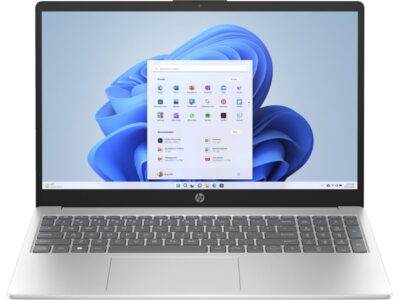 HP-15-FD0081WN 15.6 inch HD Laptop for Business and Student, Intel Quad-Core Pentium N200, 4GB RAM, 128GB UFS, Webcam, HDMI, 1 Year Microsoft Office 365, Win 11, 15-fd0081wm, Silver