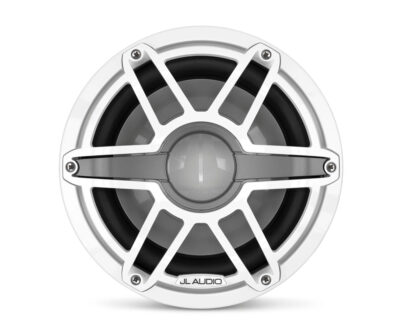 JL Audio - M6-10IB-S-GwGw-4 10-inch (250 mm) Marine Subwoofer Driver, Gloss White Trim Ring, Gloss White Sport Grille - Image 2