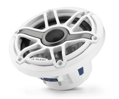 JL Audio - M6-650X-S-GwGw 6.5-inch (165 mm) Marine Coaxial Speakers, Gloss White Trim Ring, Gloss White Sport Grille - Image 4