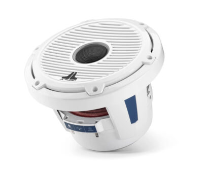 JL Audio - M6-880X-C-GwGw 8.8-inch (224 mm) Marine Coaxial Speakers, Gloss White Trim Ring, Gloss White Classic Grille - Image 2