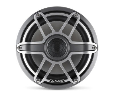 JL Audio - M6-880X-S-GmTi 8.8-inch (224 mm) Marine Coaxial Speakers, Gray Metallic Trim Ring, Titanium Sport Grille - Image 3