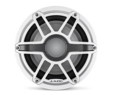 JL Audio - M6-8IB-S-GwGw-4 8-inch (200 mm) Marine Subwoofer Driver, Gloss White Trim Ring, Gloss White Sport Grille - Image 2