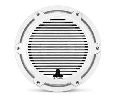 JL Audio - M6-10IB-C-GwGw-4 10-inch (250 mm) Marine Subwoofer Driver, Gloss White Trim Ring, Gloss White Classic Grille - Image 2