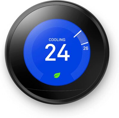Google Nest - T3016US Learning Thermostat, 3rd Generation, Black