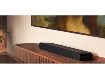 SAMSUNG-HW-S50B/ZA 3.0ch All-in-One Soundbar w/Dolby 5.1, DTS Virtual:X, Q Symphony, Built in Center Speaker, Adaptive Sound Lite, Bluetooth Multi Connection, Black - Image 4