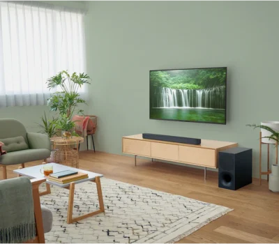 SONY-HT-S400 2.1ch Soundbar with Powerful Wireless subwoofer, S-Force PRO Front Surround Sound, and Dolby Digital, Black - Image 4