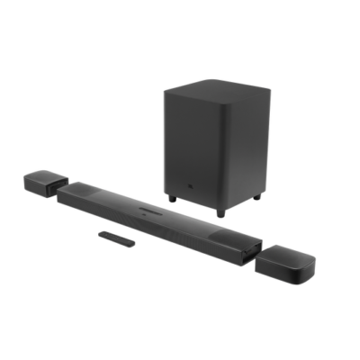 JBL-BAR 9.1 TRUE WIRELESS SURROUND 9.1-Channel Soundbar with 10" Wireless Subwoofer and Detachable Surround Speakers - Black