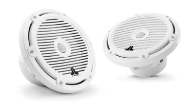 JL AUDIO - M3-770X-C-GW 7.7-inch (196 mm) Marine Coaxial Speakers, Gloss White Classic Grilles