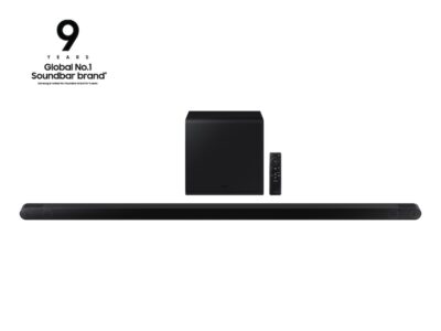 SAMSUNG-HW-S800B/ZA 3.2.1ch Soundbar w/ Wireless Dolby Atmos DTS Virtual:X, Ultra Slim Design, Q Symphony, SpaceFit Sound, Airplay 2, Game Pro Mode, Alexa Built-In, Black