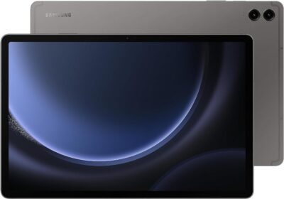 SAMSUNG SM-X610 - Galaxy Tab S9 FE+ 12.4” 256GB+12GB RAM Tablet Smart Book Cover, IP68 Water & Dust-Resistant, Long Battery Life, S Pen, 8MP, Gray