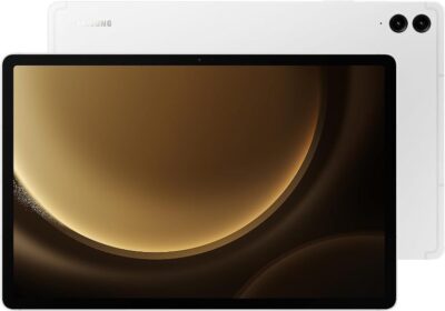 SAMSUNG SM-X610 - Galaxy Tab S9 FE+ 12.4” 256GB+12GB RAM Tablet Smart Book Cover, IP68 Water & Dust-Resistant, Long Battery Life, S Pen, 8MP, Silver