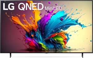 LG 65QNED90TUA 65-Inch QNED90 Mini LED QNED (QLED + NanoCell) 4K Smart TV - 8 AI Processor 4K, Alexa Built-in, 120Hz Refresh Rate, HDMI 2.1, FreeSync, VRR, Dolby Vision, Dolby Atmos (2024)