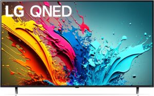 LG 86QNED85TUA 86-Inch (QLED + NanoCell) Quantum Dot NanoCell 4K Smart TV - 8 AI Processor 4K, Alexa Built-in, 120Hz Refresh Rate, HDMI 2.1, FreeSync, VRR, WebOS 24, Magic Remote