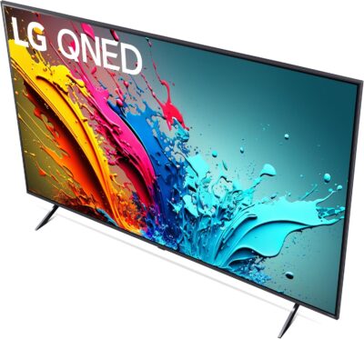 LG 75QNED85TUA 75-Inch (QLED + NanoCell) Quantum Dot NanoCell 4K Smart TV - 8 AI Processor 4K, Alexa Built-in, 120Hz Refresh Rate, HDMI 2.1, FreeSync, VRR, WebOS 24, Magic Remote - Image 2