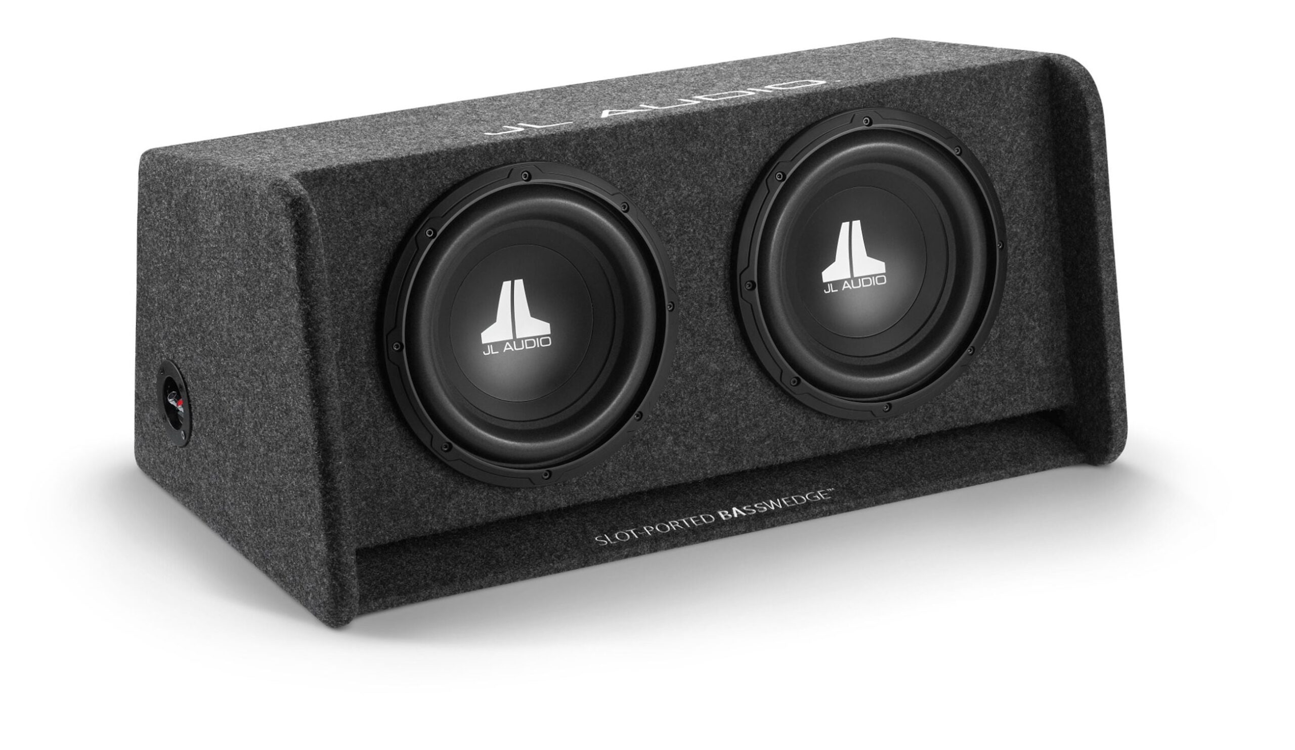JL Audio CP210-W0v3 BassWedge slot-ported enclosure with two 10" W0v3 subwoofers