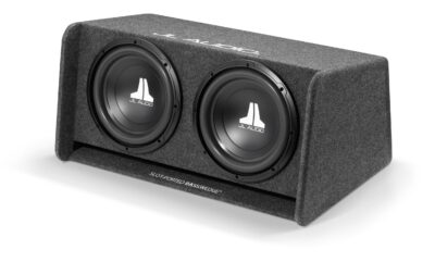 JL Audio CP212-W0v3 BassWedge slot-ported enclosure with two 12" W0v3 subwoofers