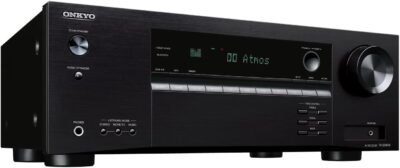 Onkyo TX-SR494 AV Receiver with 4K Ultra HD | Dolby Atmos | DTS: X | Hi-Res Audio