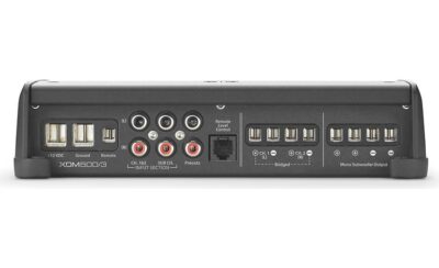 JL Audio XDM500/3 3-channel car/marine amplifier — 75 watts RMS x 2 at 4 ohms + 300 watts RMS x 1 at 2 ohms - Image 4