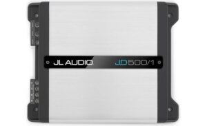 JL Audio JD500/1 JD Series mono subwoofer amplifier — 500 watts RMS x 1 at 2 ohms