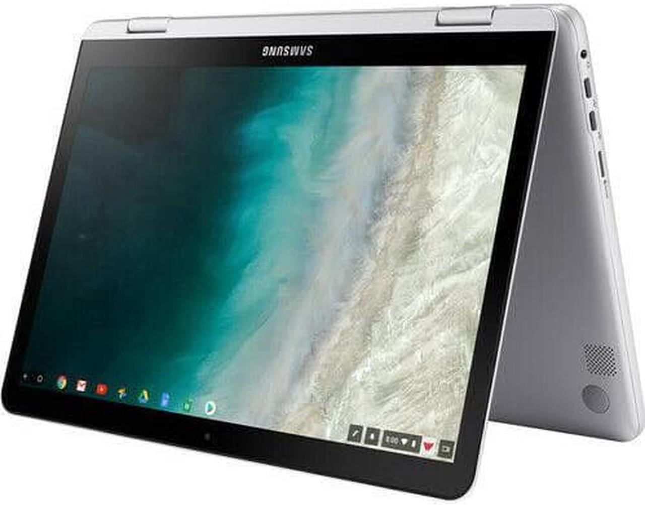 Samsung - Plus 2-in-1 12.2" Touch-Screen Chromebook - Intel Celeron - 4GB Memory - 64GB eMMC Flash Memory - Light Titan - Image 3