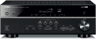 YAMAHA RX-V385 5.1-Channel 4K Ultra HD AV Receiver with Bluetooth