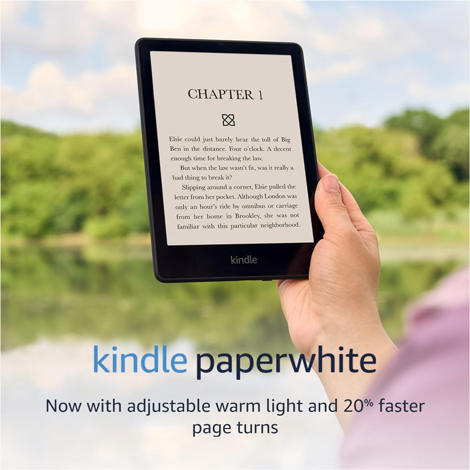 Amazon Kindle Paperwhite (16 GB) – Now with a larger display, adjustable warm light, increased battery life, and faster page turns – Black - Image 2
