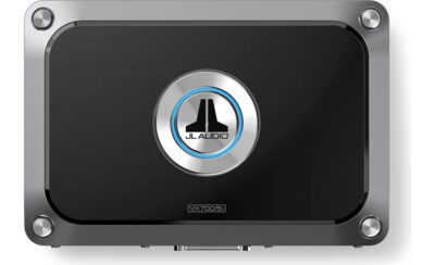JL Audio VX700/5i 5-channel car amplifier with digital signal processing — 75 watts RMS x 4 at 4 ohms + 300 watts RMS x 1 at 2 ohms