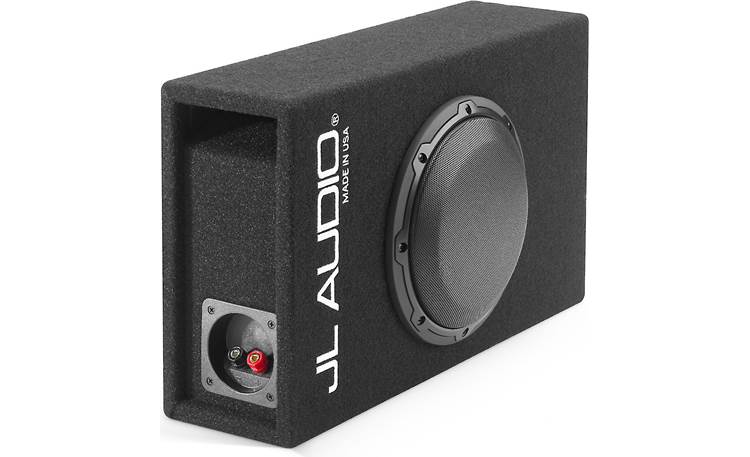 JL Audio CP108LG-W3v3 MicroSub slot-ported enclosure with one 8" W3v3 subwoofer - Image 2