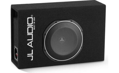 JL Audio CP110LG-TW1-2 MicroSub slot-ported enclosure with one 10" TW1-2 subwoofer - Image 2