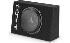 JL Audio CS110TG-TW3 Sealed PowerWedge enclosure with one 10" TW3 subwoofer