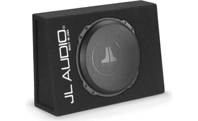 JL Audio CS112TG-TW3 Sealed PowerWedge truck-style enclosure with one 12" TW3 subwoofer - Image 2