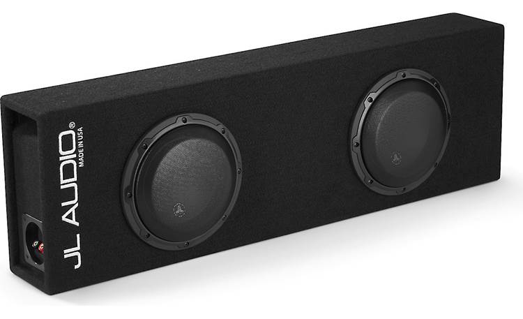 JL Audio CP208LG-W3v3 MicroSub slot-ported enclosure with dual 8" W3v3 subwoofers - Image 2