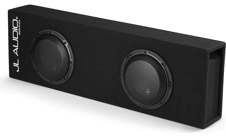 JL Audio CP208LG-W3v3 MicroSub slot-ported enclosure with dual 8" W3v3 subwoofers