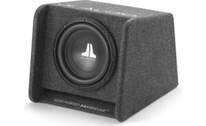 JL Audio CP110-W0v3 BassWedge slot-ported enclosure with one 10" W0v3 subwoofer