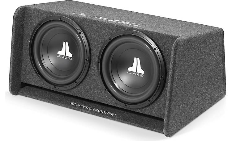 JL Audio CP212-W0v3 BassWedge slot-ported enclosure with two 12" W0v3 subwoofers