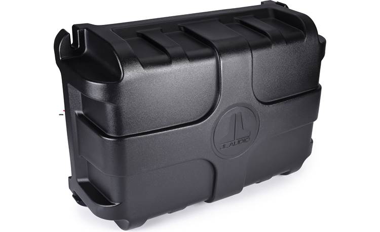 JL Audio PES112-TW1-4 StowAway sealed downward-firing enclosure with one 12TW1-4 4-ohm shallow-mount subwoofer - Image 2