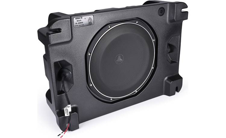 JL Audio PES112-TW1-4 StowAway sealed downward-firing enclosure with one 12TW1-4 4-ohm shallow-mount subwoofer