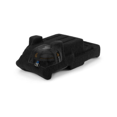 JL Audio - SB-GM-3GSLVCNSL/10TW1 Stealthbox for 2014-2018 Chevrolet Silverado / GMC Sierra with Front Bucket Seats and Factory Console