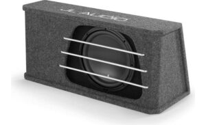 JL Audio HO112RG-W3v3 Ported H.O. Wedge enclosure with one 12" W3v3 subwoofer