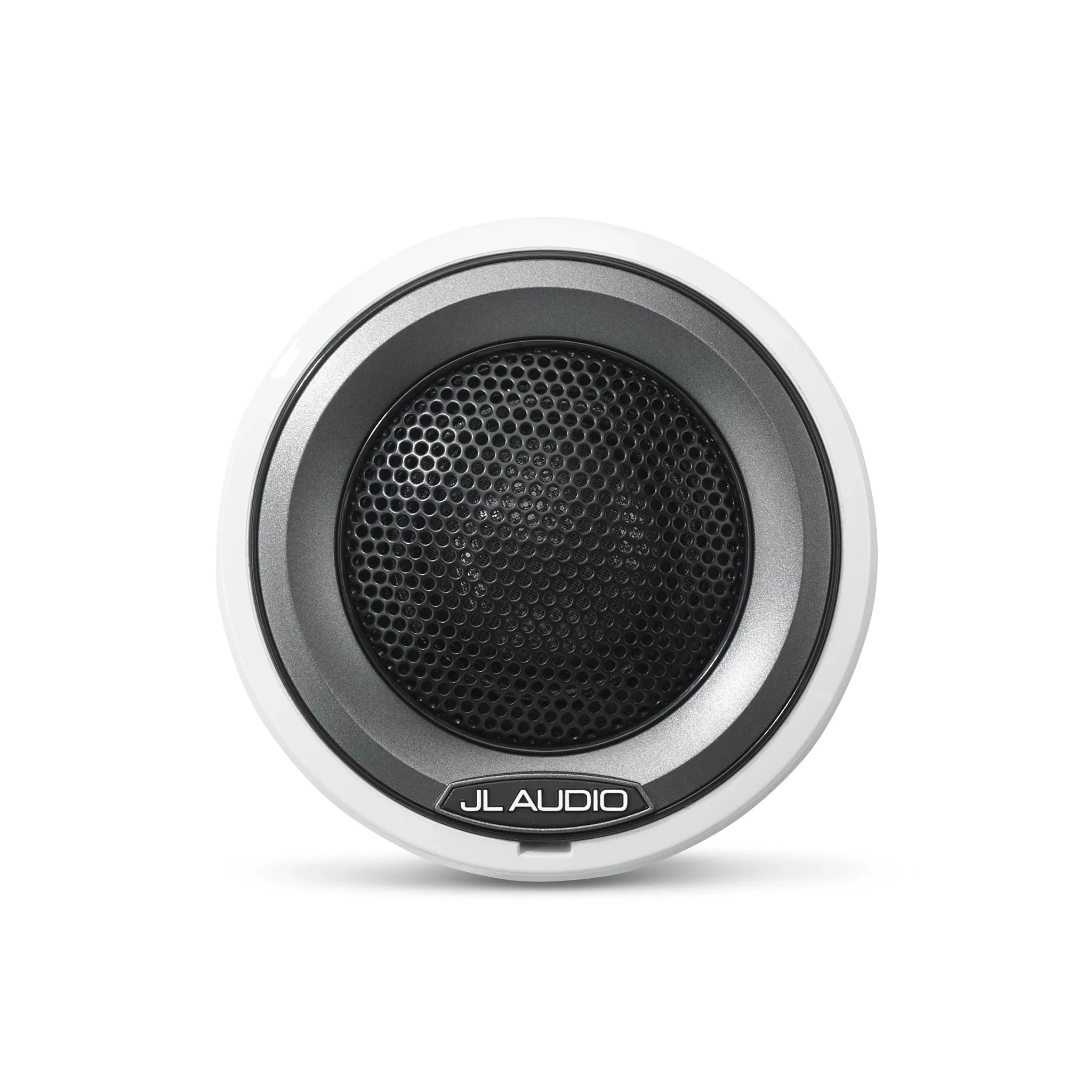 JL Audio - M6-100CT-C/S-GwGm 1-inch (25 mm) M6 Marine Component Tweeters, Gloss White Mounting Cups, Gray Metallic Trim Ring, Black Tweeter Mesh, Pair - Image 2