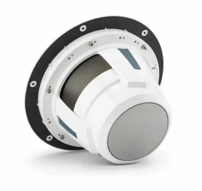 JL Audio - M6-10IB-L-GwGw-4 10-inch (250 mm) Marine Subwoofer Driver, White Trim Ring, White Luxe Grille, 4 Ω - Image 3