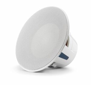 JL Audio - M6-10IB-L-GwGw-4 10-inch (250 mm) Marine Subwoofer Driver, White Trim Ring, White Luxe Grille, 4 Ω